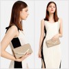 XFSRG Clutch Women's Glitter Small Envelope Bag Elegant Bridal Bag