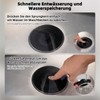 Hibbent Sink Stopper, Sink Strainer and Stopper Combo, 3 Stainless