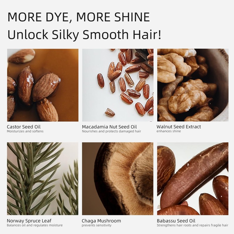 NOUGAT London Permanent Hair Colour Mocha 100% Grey Coverage At-Home
