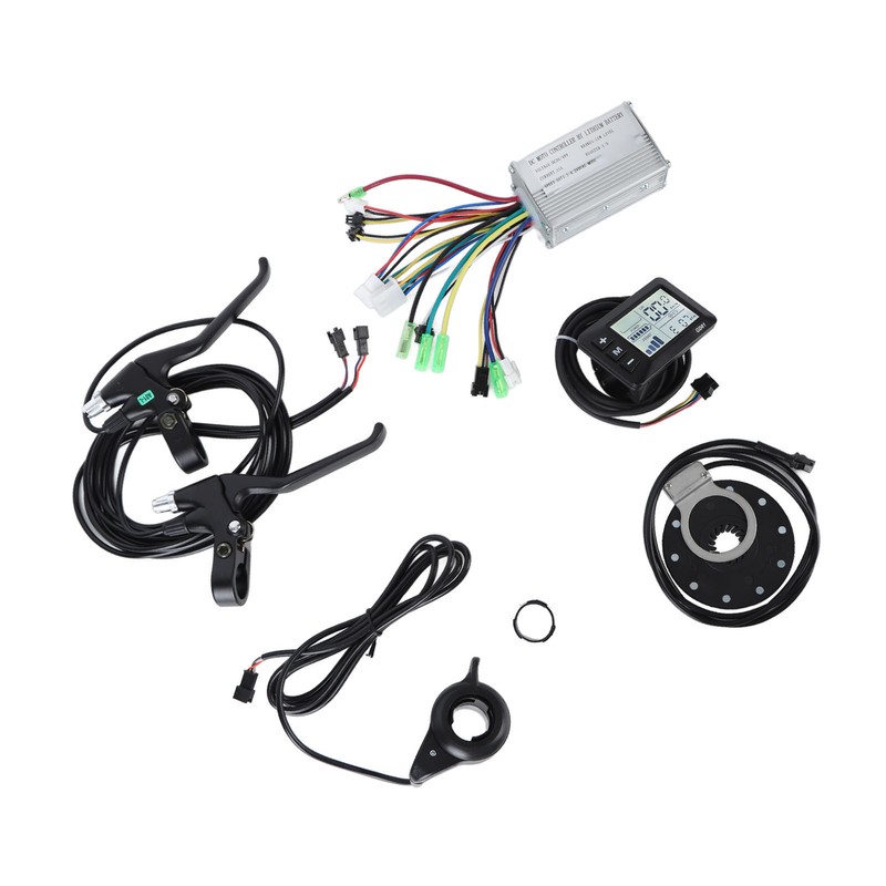 Electric Bike Conversion Kit DC 36V 48V Controller Display Brake
