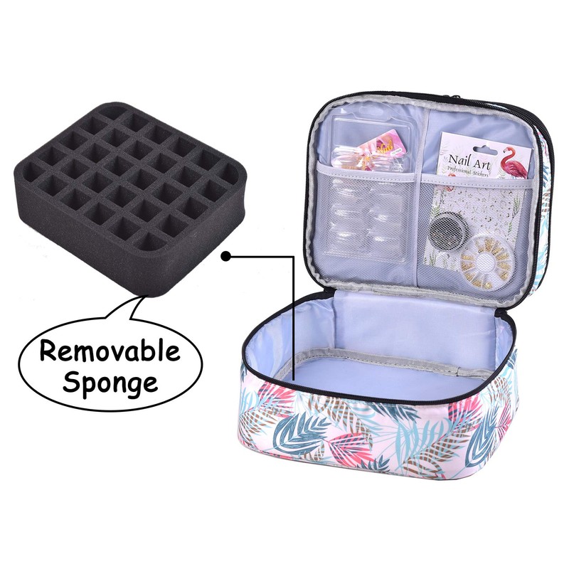 ZFZGFRCS Nail Polish Organizer- Holds 30 Bottles Nail Supply Organizers