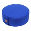 FelizMax Zafu Buckwheat Meditation Cushion,D=33cm/41cm H=14cm,Round Zabuton Meditation Pillow,Yoga Bolster