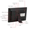 7in Digital Photo Frame 800x480 HD Electronic Album with Body