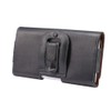 DFV mobile - Gürteltasche Echtleder Holster Etui mit Horizontalem Gürtelschlaufen