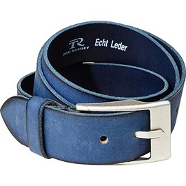 Tom Ramsey Vintage Leather Belt, blue