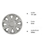 cartrend Active Hub Caps 13 Inch for All Standard Steel