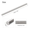 sourcing map 2Pcs M10 x 250mm Fully Threaded Rod 304