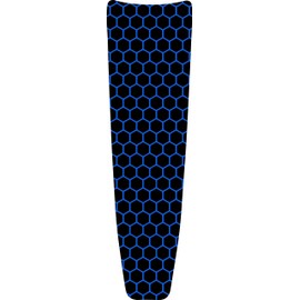 Kustom Cycle Parts Hexagon/Honeycomb Pattern Plastic Dash Panel Console Insert! Compatible with 2024+ Harley Davidson Street Glides & Road Glides. (Blue Hexagon)