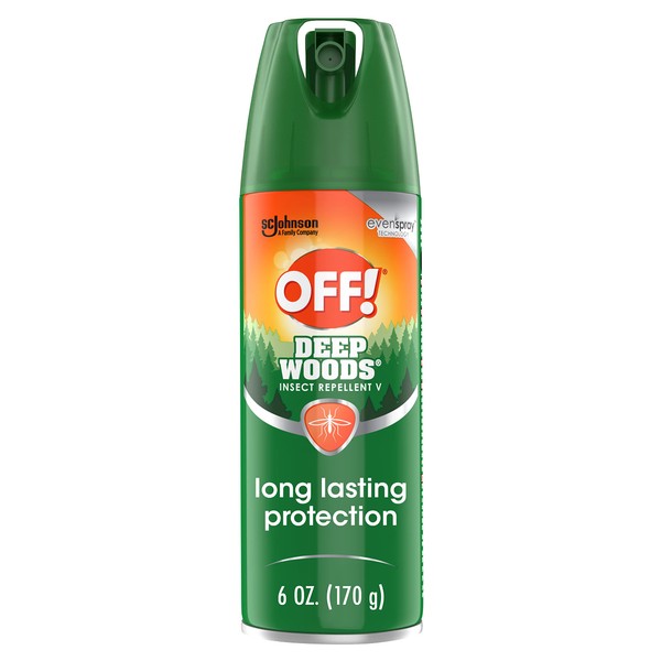 OFF! Deep Woods Insect Repellent Aerosol, Bug Spray With Long