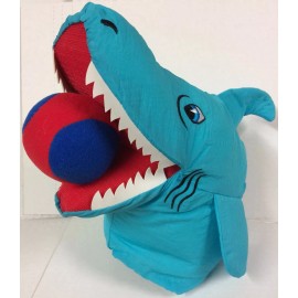 Chef Boyardee Blue Shark Plush Hand Puppet - Vintage Chef Boyardee Advertising Merch
