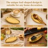 Gold Spoon Rest, Utensil Holder for Kitchen Counter and Stove