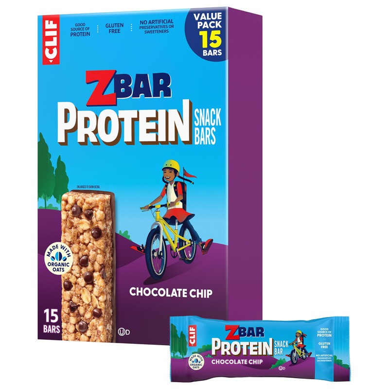 Zbar Protein - Chocolate Chip - Crispy Snack Bars -