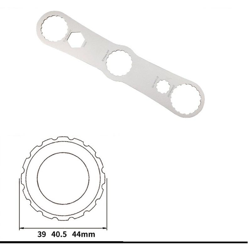 HOUSON Bicycle Centerlock Tool, Bottom Bracket Tool, Stainless Steel Bottom