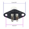 BELOWSYALER Microwave Bulb,230V 20W Microwave Light Lamp Bulb & Holder,