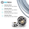 PROTECH Set of 2 Rope Pulleys 50 mm Wire Rope