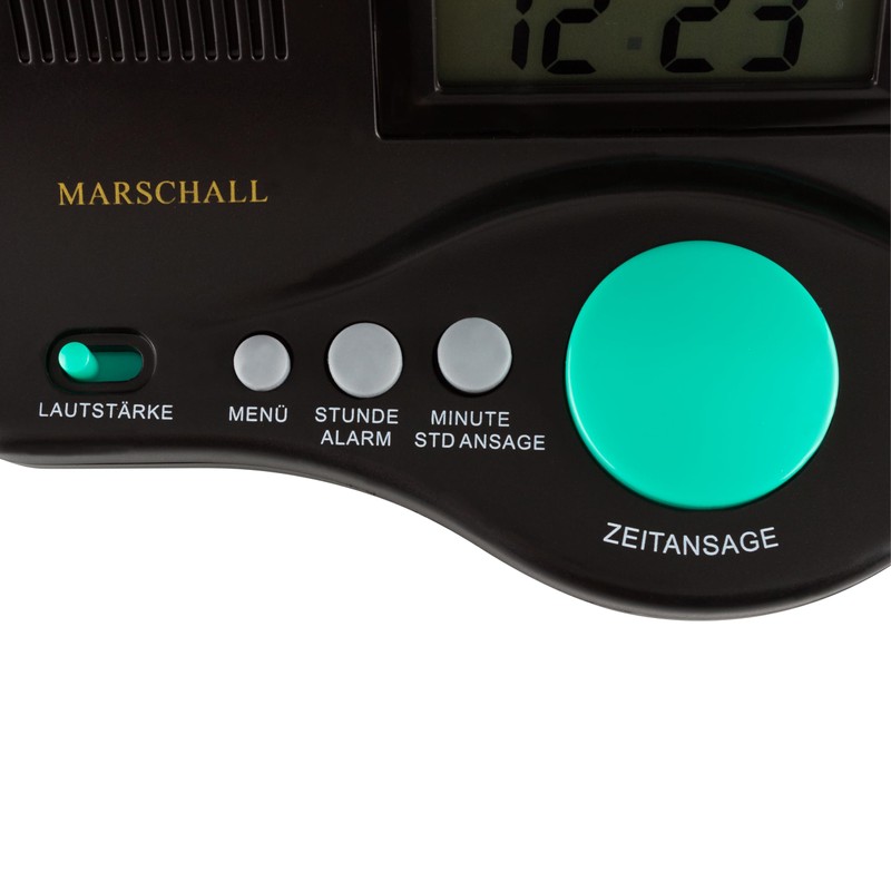 Marschall German Talking Table Clock I 1009 I Large Digital