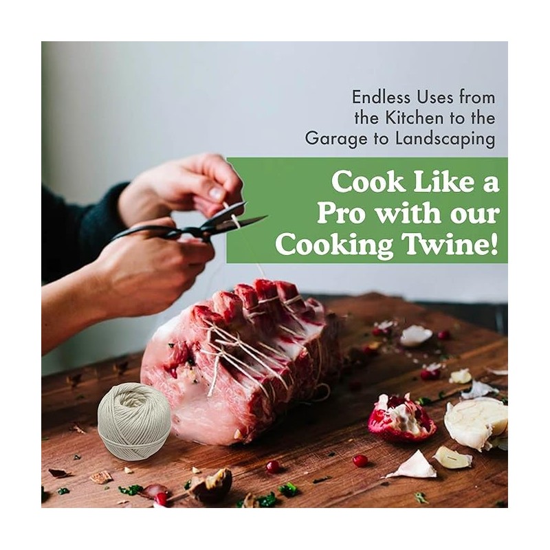 Regency Wraps Butchers Cooking Twine Ball, Made of Heavy-Weight Natural
