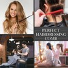 2Pcs Back Combing Combs Hairdressing Back Combing Brushes Triple Teasing