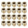 sourcing map Furniture Threaded Insert Nuts Zinc Alloy M10 Internal