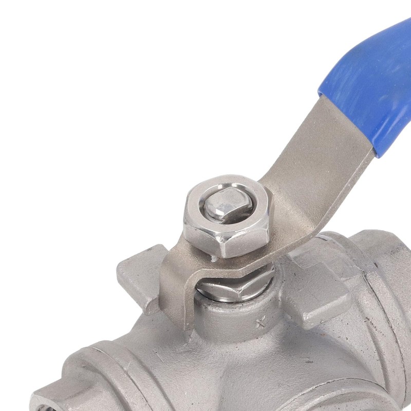 3 Way Ball Valve L Type 304 Stainless Steel Ball