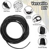 Black Elastic Bungee Cord 10m (5mm) 100% Stretchy Shock Absorbing