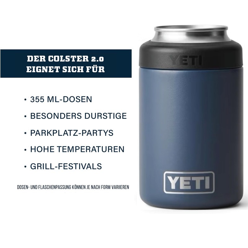 YETI Rambler Colster Dosenisolierer, Navy, 12oz (330ml)