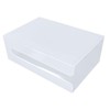 GLOGLOW Caja de Pañuelos Transparente para Montaje en Pared, Caja