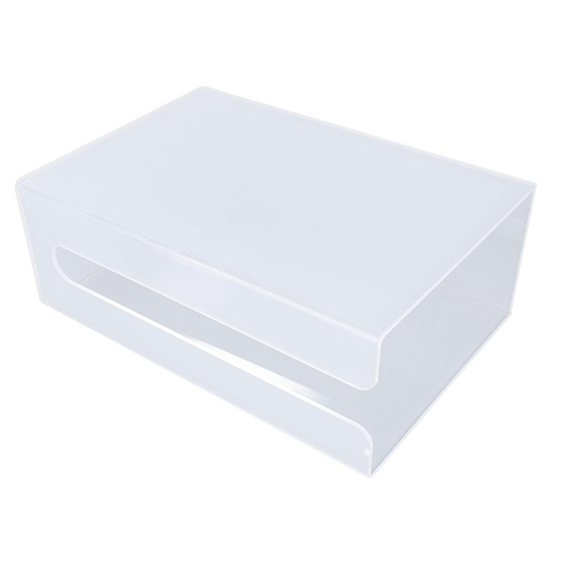 GLOGLOW Caja de Pañuelos Transparente para Montaje en Pared, Caja