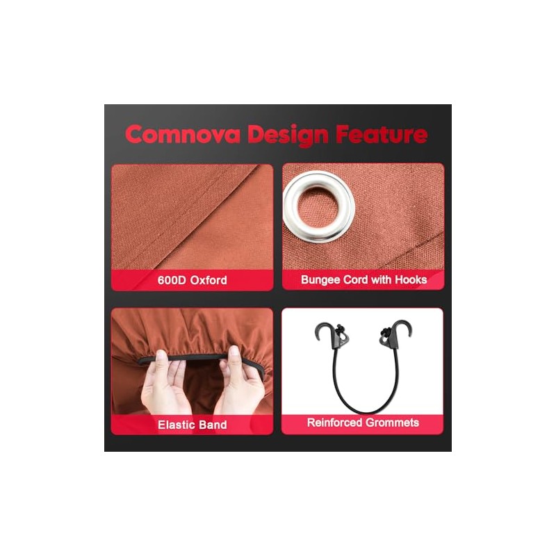 Comnova RV Tire Covers 4 Pack - Tough Tire Wheel