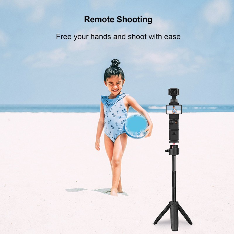 Camera Extension Pole Tripod Aluminum 360 Degree Rotation Extendable 1/4