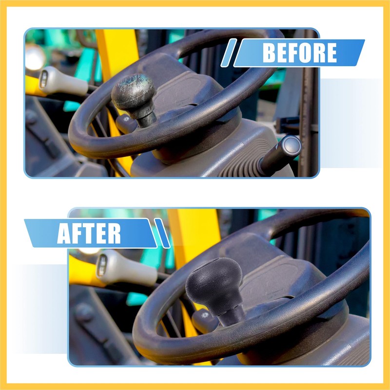 REPAIROCK 2pcs Steering Wheel Knob 8mm Screw Steering Wheel Knob