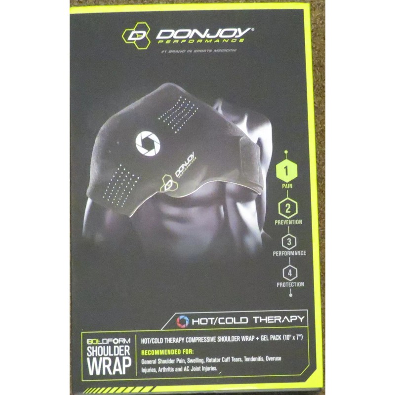 DonJoy Therapy Compressive Hot/Cold Shoulder Wrap + Gel Pack Donjoy