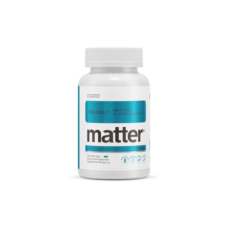 Matter Folixol Suplemento Acido Folico Folato Activo Quatrefolic Mthf Trimetilglicina