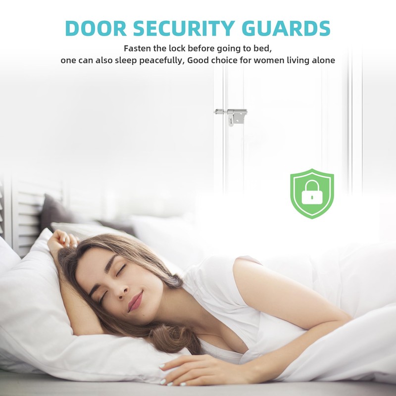 Alise 6 Inch Slide Bolt Gate Latch, Door Lock with