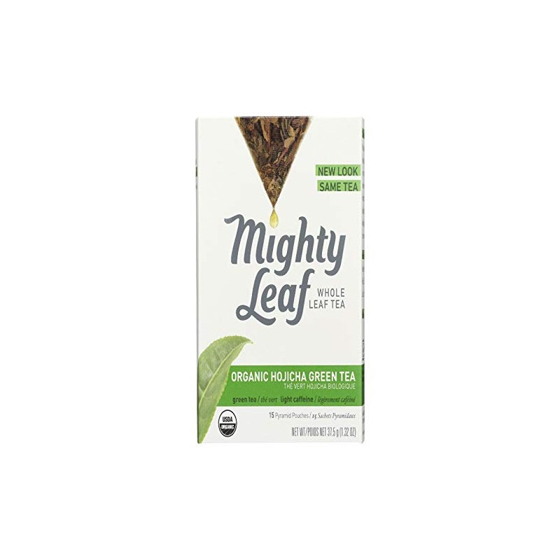 Mighty Leaf Green Tea, Organic Hojicha, 15 Pouches