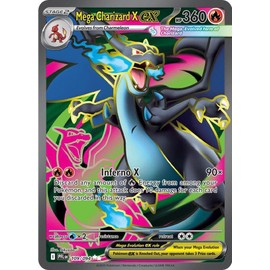 Pokemon - Mega Charizard X ex - 109/094 - ME02: Phantasmal Flames (PFL) - Ultra Rare - Full Art - Single Card