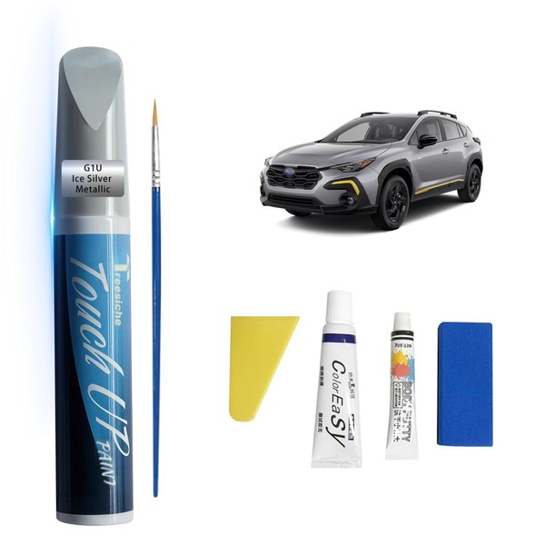 Treesiche G1U Ice Silver Metallic Touch Up Paint for SUBARU