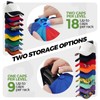 HYASTO Hat Organizer 36 Baseball Caps Rack Holder 2 Pack