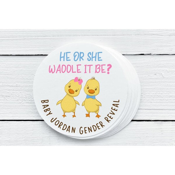 Waddle It Be Baby Duck Themed Gender Reveal Baby Shower