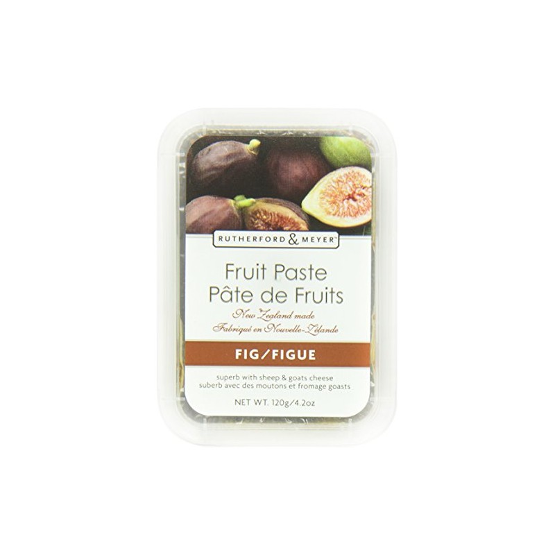 Rutherford and Meyer Fruit Paste, Fig, 4.2-Ounce Containers (Pack of