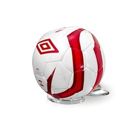 TIELO Acrylic Wall Mounted Football Display Stand Riser Plinth Holder Signed (Mini Size 2)