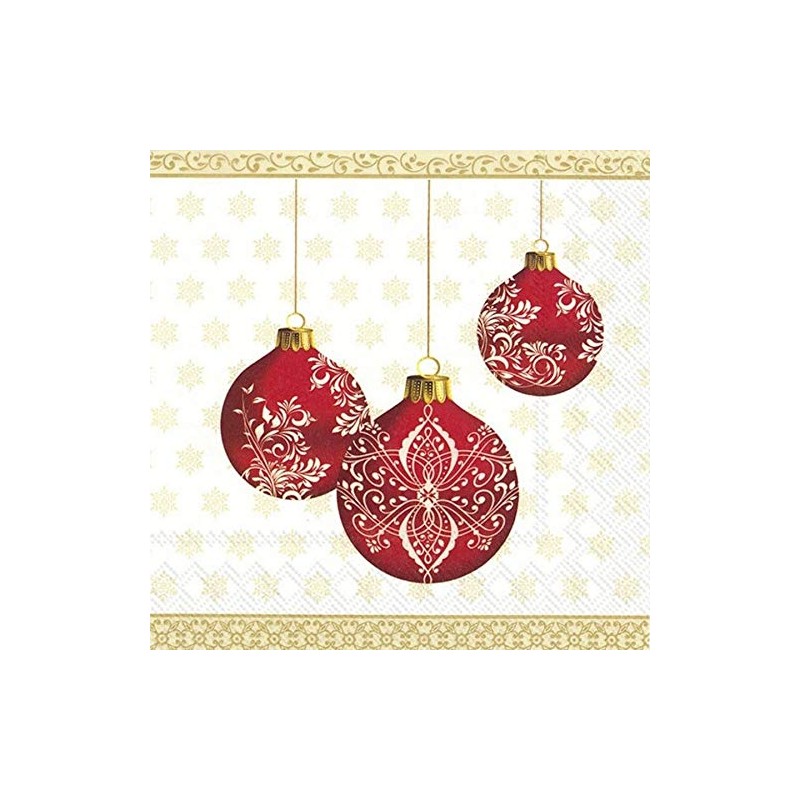 Festive Bubbles Gold Weihnachten Luncheon Papier Tisch Servietten 20 in