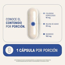 LIFE 360+ MAGNESIUM BLEND|Con 4 Magnesios: Oxido, Glicinato, Gluconato y Citrato de Magnesio | Cápsulas a base de colágeno hidrolizado, magnesio y vitaminas | Suplemento Alimenticio | 200 cápsulas