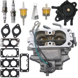 Lanigram Carburetor 15003-7041 15003-7077 Fit for Kawasaki FH601V 19 hp 4-Cycle Engine Carb With Fuel Pump