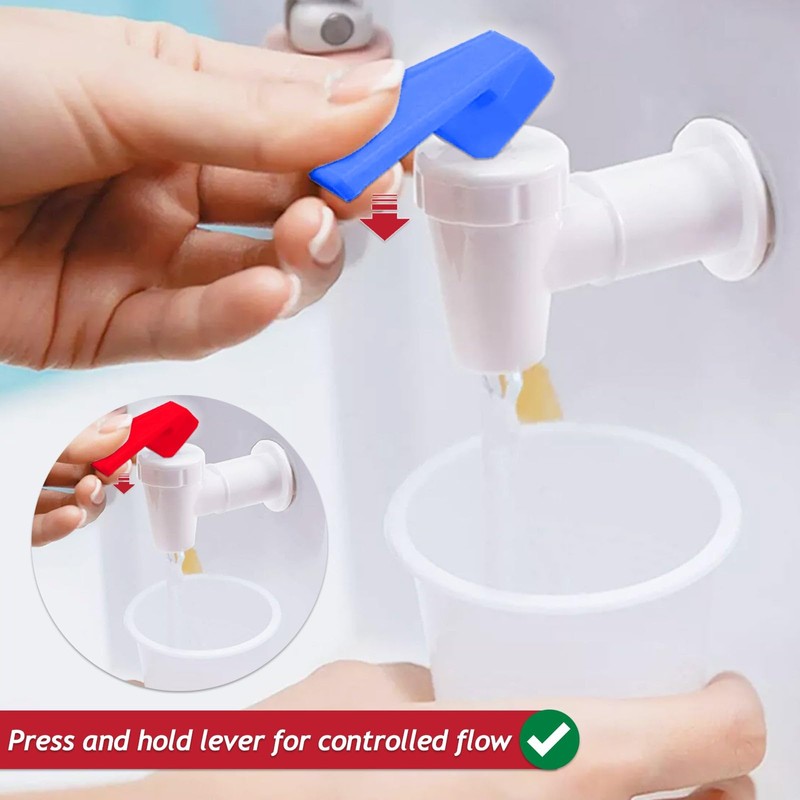 SPARES2GO Universal Water Dispenser Tap Spigot Cooler Bottle Lever Faucet