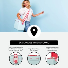 Igloo Mist 11 Qt Tag Along Too Strapped Picnic Style Cooler