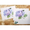 Set of 3 - Blue Hydrangea Portfolio Boxed Note Cards
