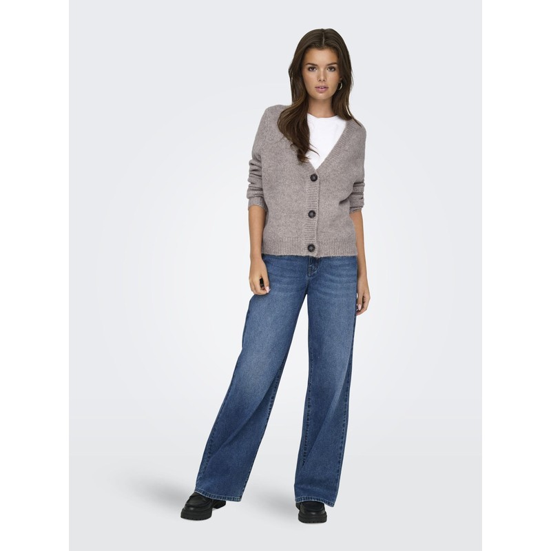 ONLY ONLZOEY Female Cardigan, Woodsmoke