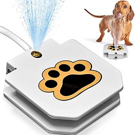 Outdoor Water Dispenser Dog Fountain Step On Paw Activated Dog Sprinkler Toy for Small Medium Large Pet Dog