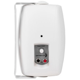 Dayton Audio IO525WT 5-1/4" 2-Way 70V Indoor/Outdoor Speaker Pair White